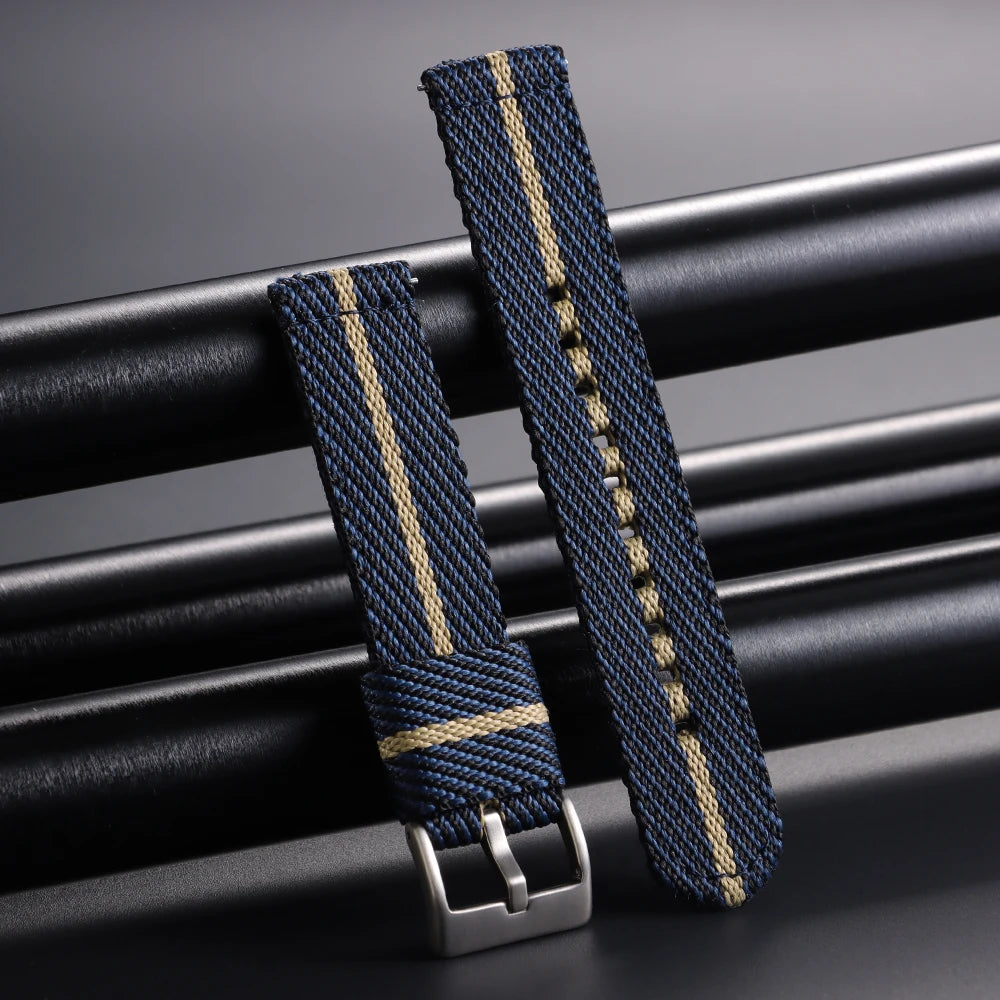 Nylon Strap 20m 22mm for Tudor for Omega Watch Band Woven Canvas Fabric Band for Seiko Men Military Sport Quick Release Bracelet
