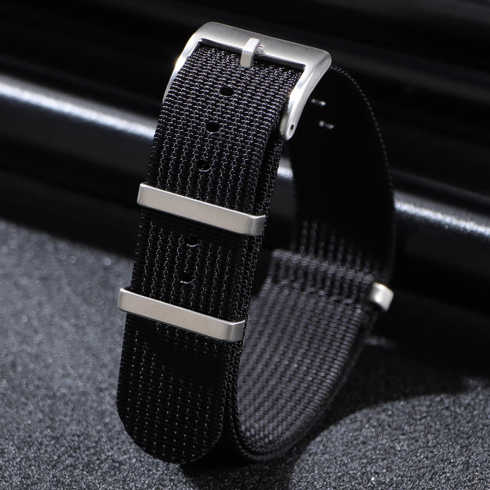 18mm 20mm 22mm Nylon Watch Strap Military Casual Watchband for Seiko Army Sport Bracelet Brown Green Black Band Replacement Belt