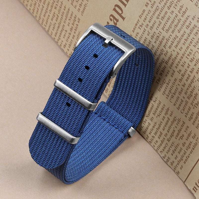 Braided Nylon Watch Band 18mm 20mm 22mm Watch Straps for Oemga Army Bracelet Military Watch Strap for Seiko Men Women Watchbands