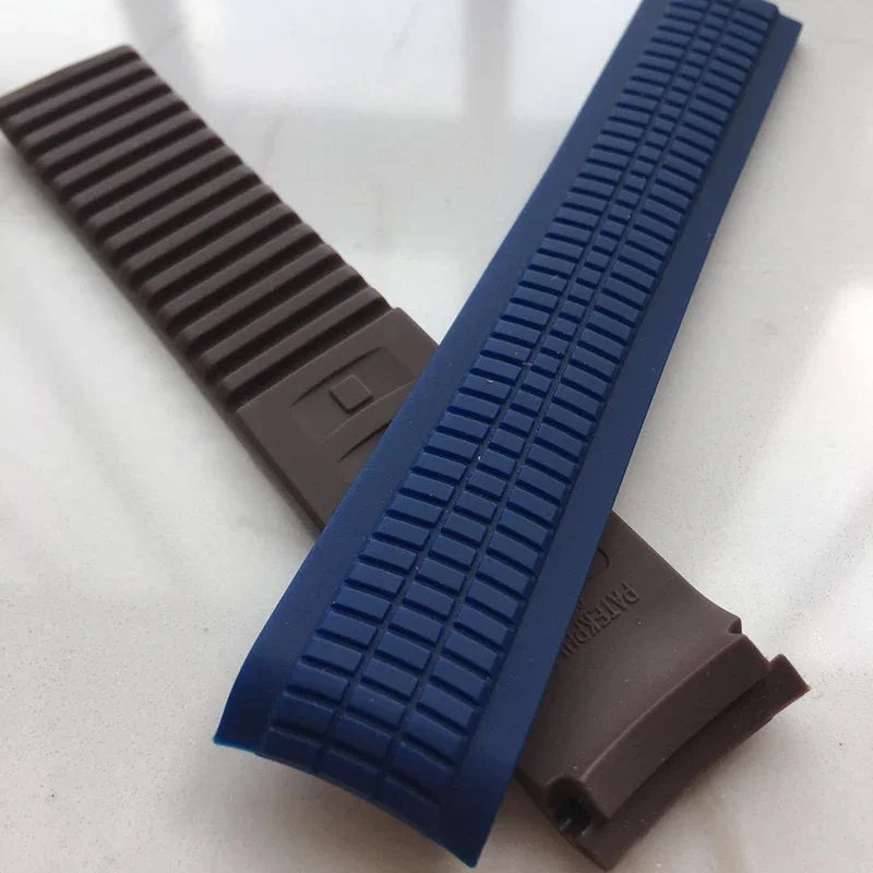 21mm Watch Strap for Patek Philippe Aquanaut Series 5164/5167 Waterproof Anti-Dust Rubber Watchband Silicone Bracelet No Logo