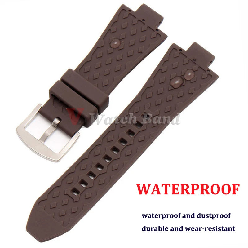 13X29mm Silicone Strap for Michael Kors Watch Band MK9020 MK8729 MK9026 MK8184 MK8152 Soft Bracelet Men Replacement Wristband
