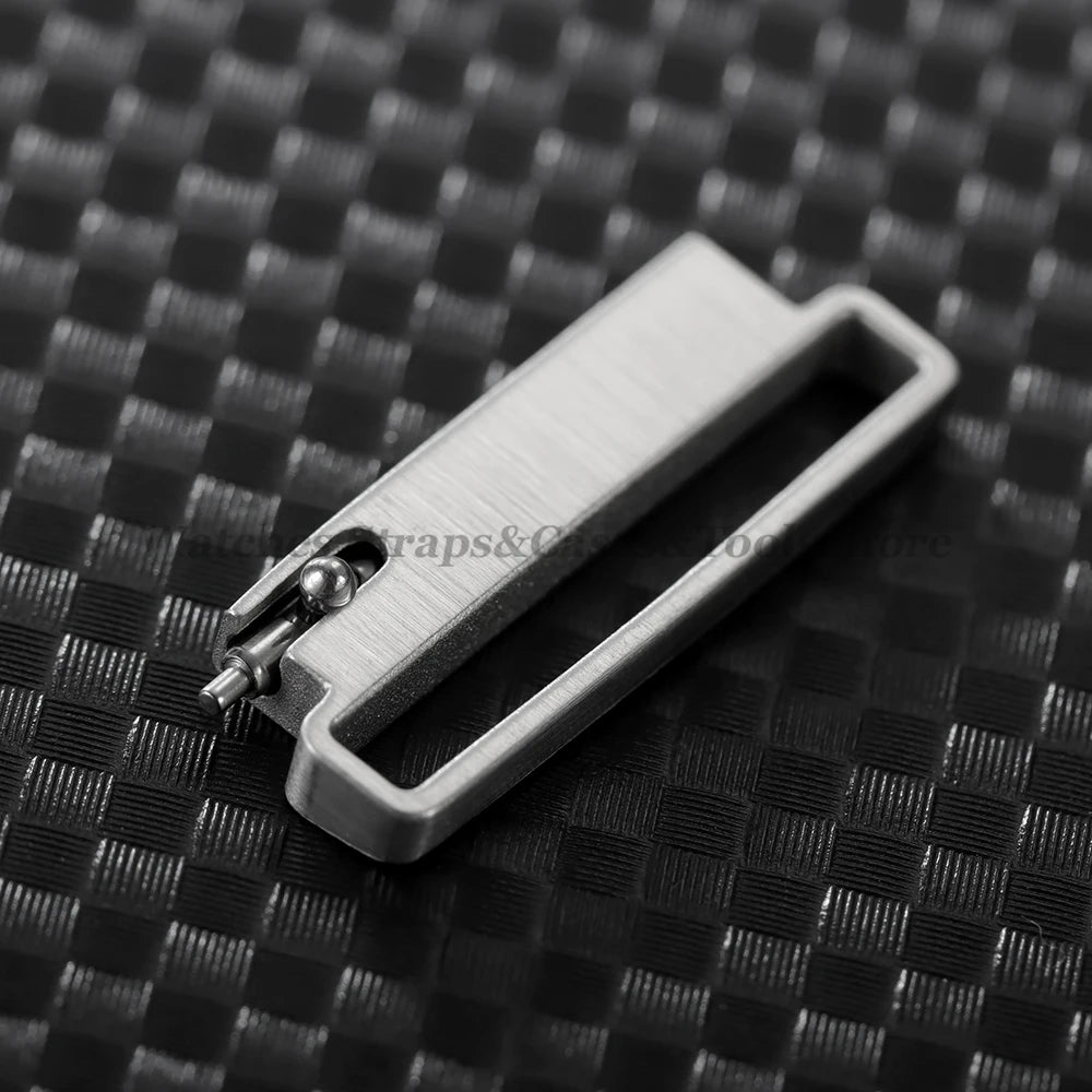 1 Pair Stainless Steel Watch Connector 20mm to 22mm 22mm to 24mm Quick Release Metal Adapter for Nylon Strap Watch Accessories