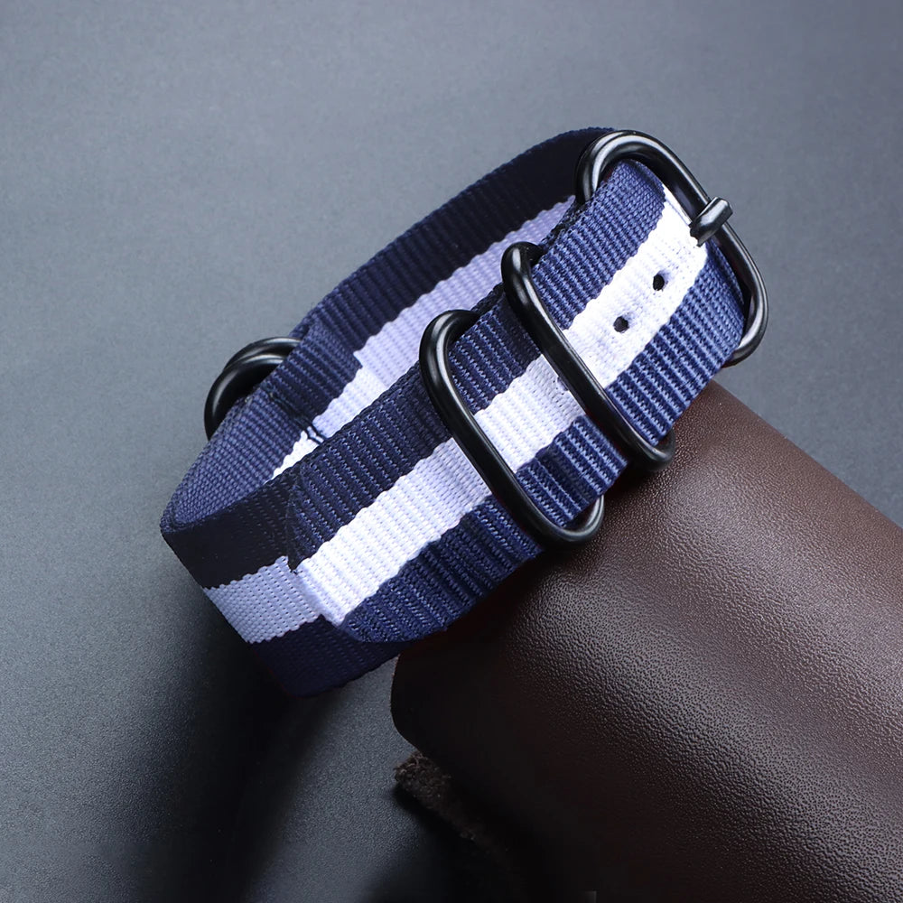 18mm 20mm 22mm Strap for Seiko High Quality Nylon Watch Band Army Sport Bracelet Replacement for Omega Military Casual Watchband