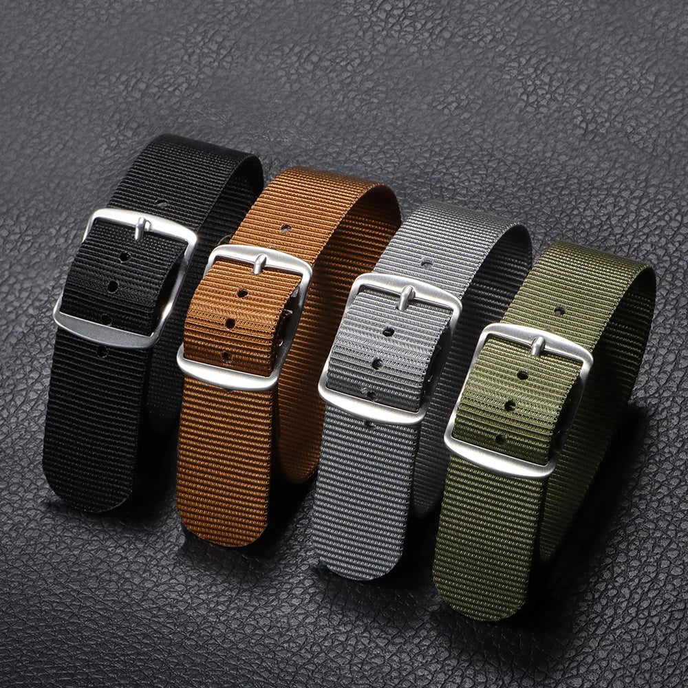 High Quality Nylon Watch Band for Omega 20mm Strap for Seiko Military Casual Watchband Army Sport Bracelet Replacement