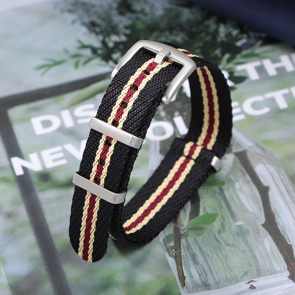 Premium Nylon Watch Band 18mm 20mm 22mm for Omega 007 for Tudor Watch Strap for Seiko Fabric Military Bracelet Men's Sport Belts