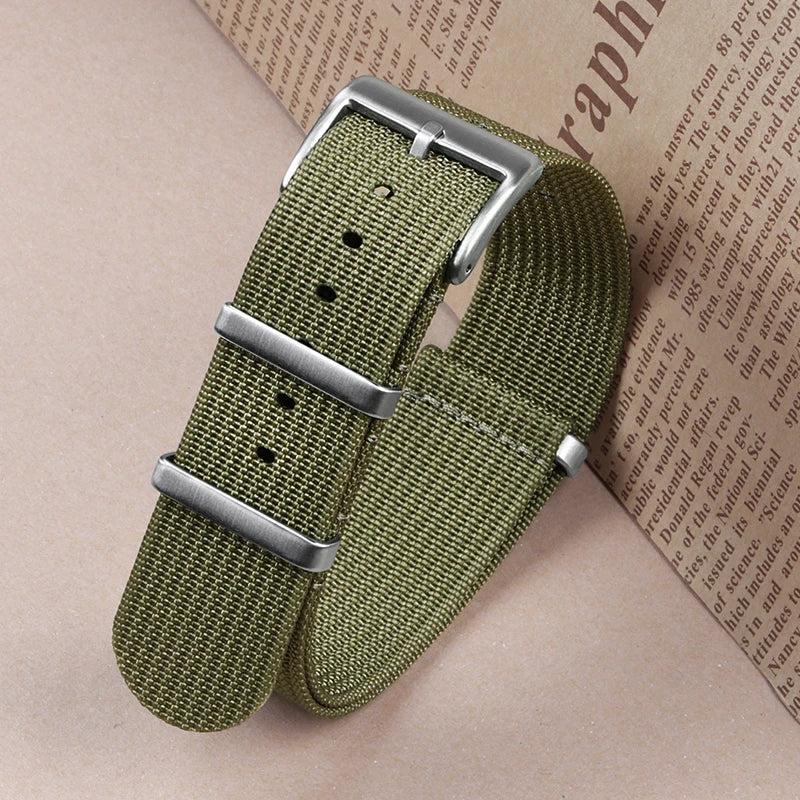 Braided Nylon Watch Band 18mm 20mm 22mm Watch Straps for Oemga Army Bracelet Military Watch Strap for Seiko Men Women Watchbands