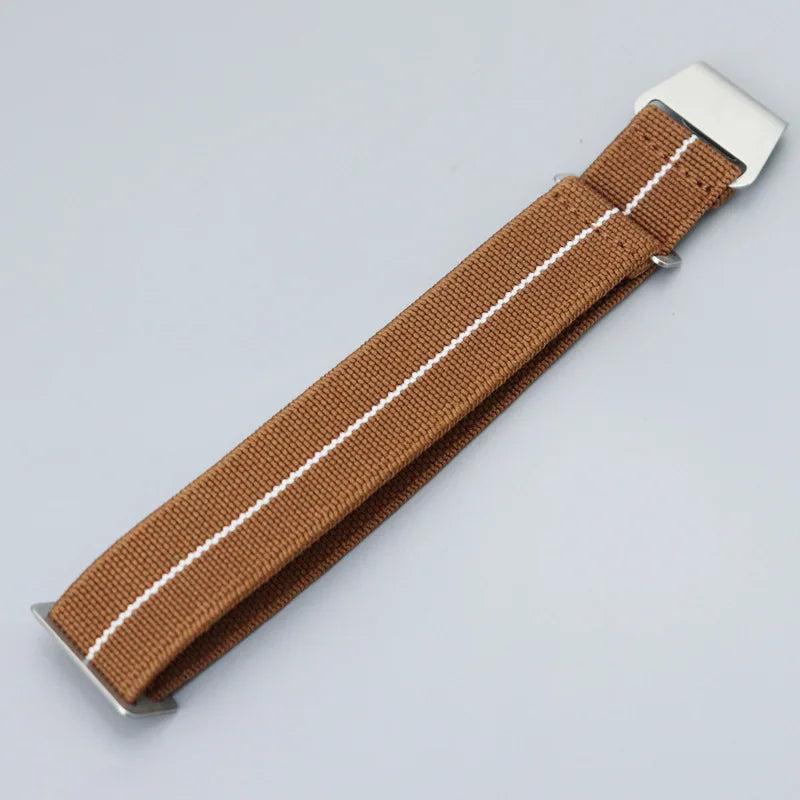Elastic Nylon Band for Seiko for Rolex for OEMGA for Tudor Watch Sport Bracelet Parachute Watch Strap18mm 20mm 22mm Width