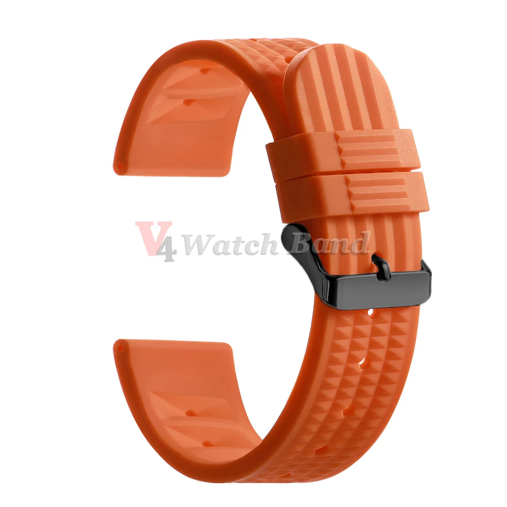 Rubber Strap 20mm 22mm for Omega for Rolex Bracelet Universal Men Diver Silicone Waterproof Sport for Seiko 5 SKX007 Watchband