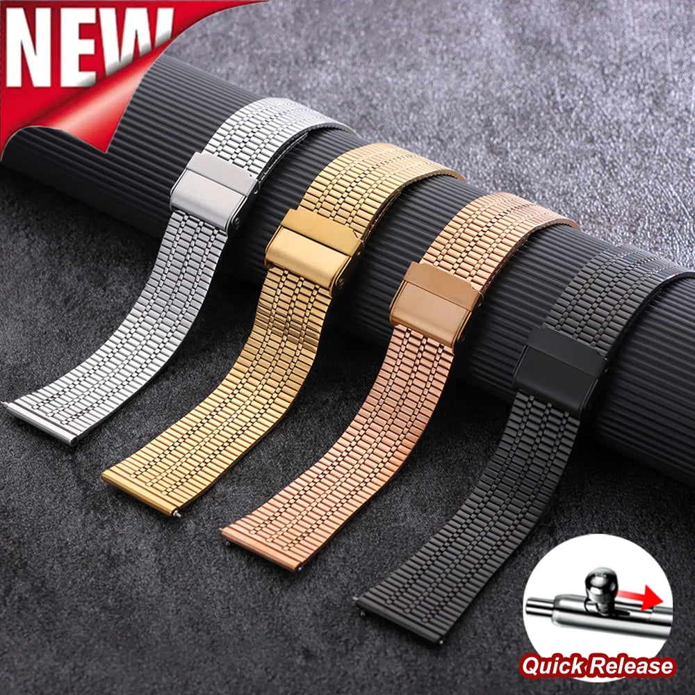 20 22mm Metal Strap For Garmin Venu 3/2/Sq 2 Stainless Steel Band  Forerunner 265 255 245 645 Correa Vivoactive 5 Bracelet Belt