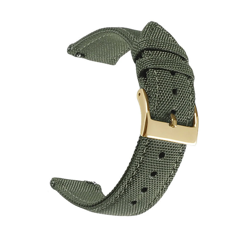 Waterproof Sailcloth Watch Band Quick Release Watch Strap 18mm 19mm 20mm 21mm 22mm 24mm Nylon Watchband for Blancpain for Omega