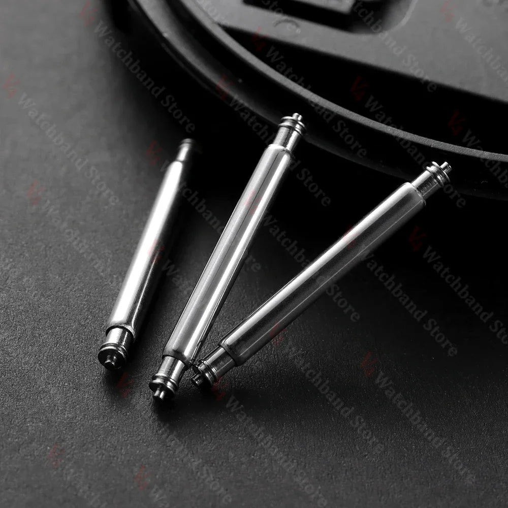 20pcs 1.5/1.8/2.0/2.5mm Diameter Watch Band Pins 16/18/20/22/24mm Spring Pin Watch Repair Tool Metal Steel Spring Bars Link Pins