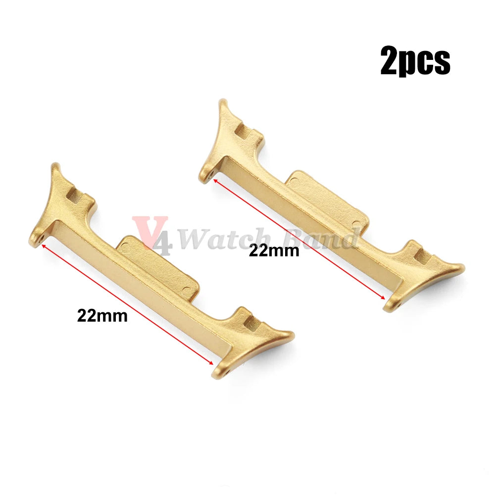 1pair Watch Adapter for Samsung Galaxy Watch 8 Classic Watchband Stainless Steel Connector for Galaxy Watch8 20mm 22mm Adapters