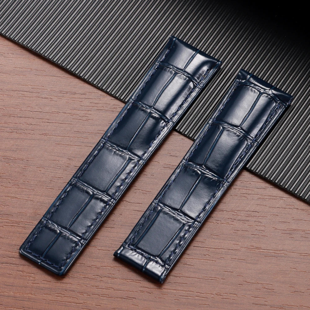 20mm 22mm 24mm Cowhide Watch Strap for Breitling Strap Waterproof Bracelet for Breitling Men Wristband Genuine Leather Watchband