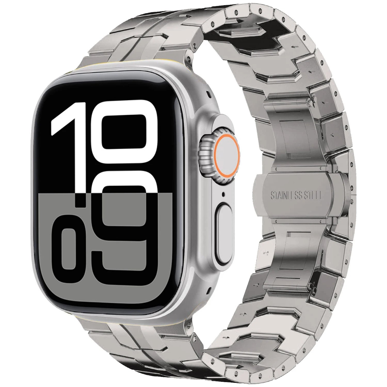 For Apple Watch Series 10 46mm Strap Stainless Steel Bracelet For Iwatch 10 9 Ultra 49mm 42mm 45mm Correa Metal Business Correa