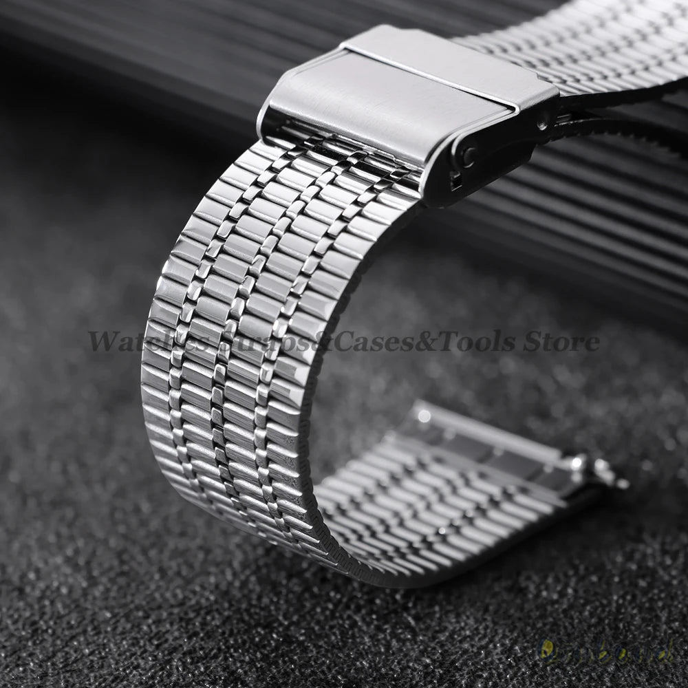 20mm 22mm Stainless Steel Metal Straps for Garmin Venu 3/2/Sq Band for Longines for TISSOT for DW Bracelet Women Men Sport Belts