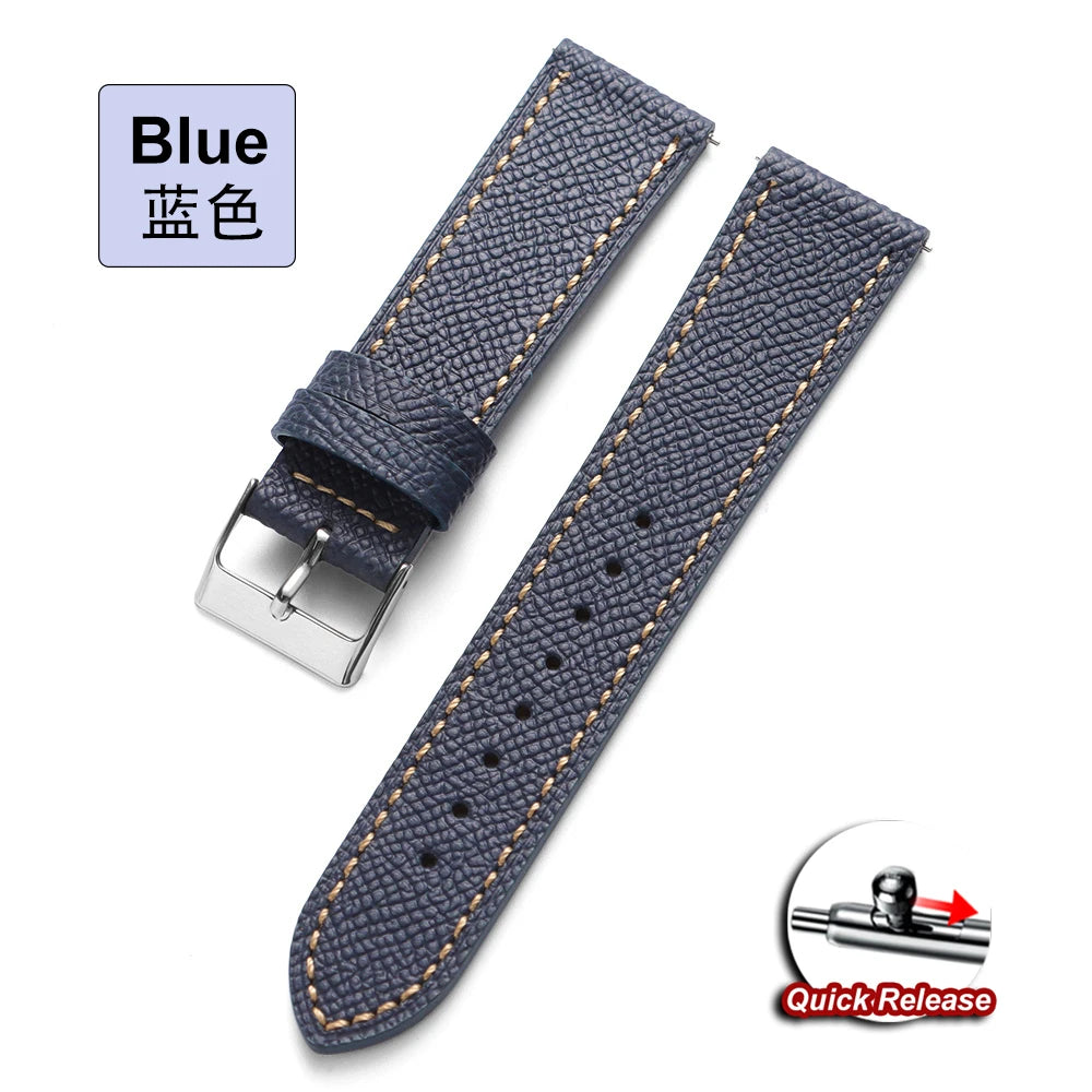 19mm 18mm 20mm 22mm Genuine Cowhide Strap for Seiko Watch Band Vintage Leather for Omega for Huawei Gt4 Bracelets Wrist Belt