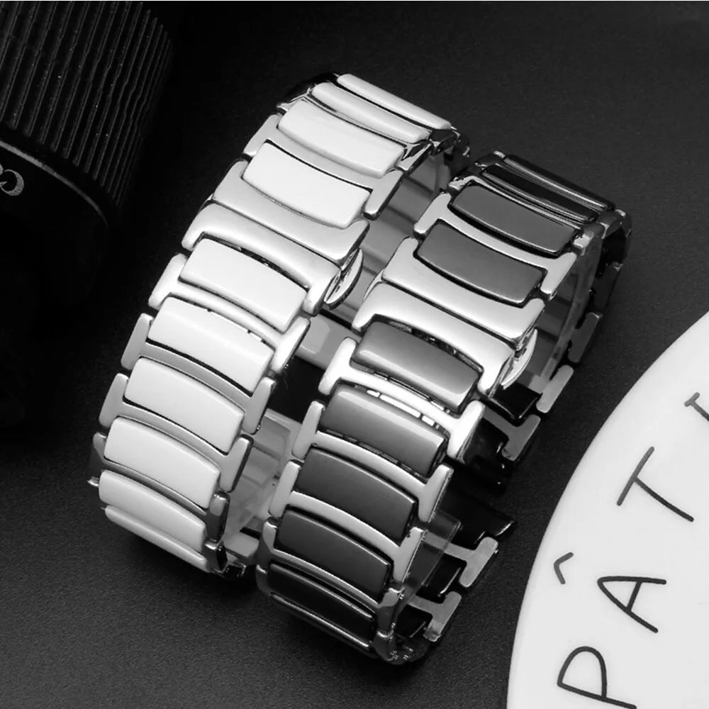 Luxury Bracelet For Samsung Watch 8 40 44mm 8Classic 46mm Band Ceramic Strap For Galaxy Watch Ultra 2 47mm Watch Accessories