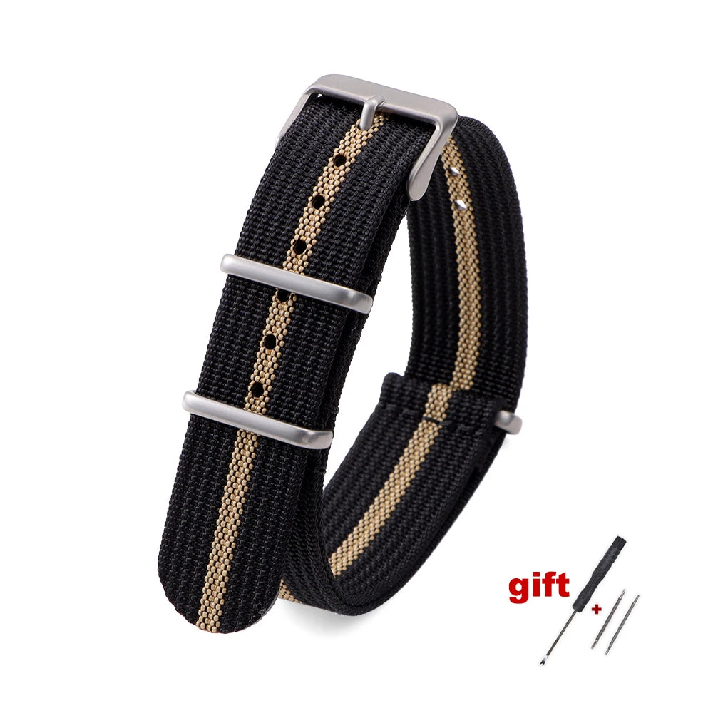 18mm 20mm 22mm Nylon Watch Band Waterproof Watch Strap for Omega Military Casual Watchband for Seiko Army Sport Strap Replace