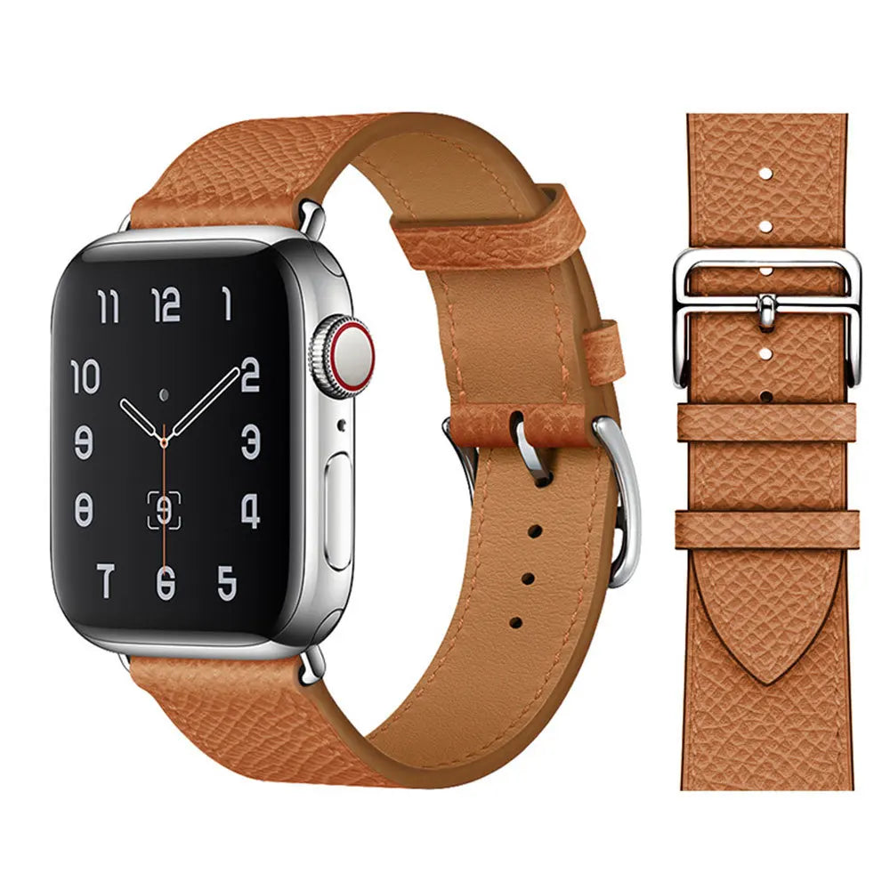 Vintage Leather Strap For Apple watch band 44mm 49mm 45mm 42mm 46mm 40mm correa bracelet iWatch series 7 8 6 SE ultra Watchband