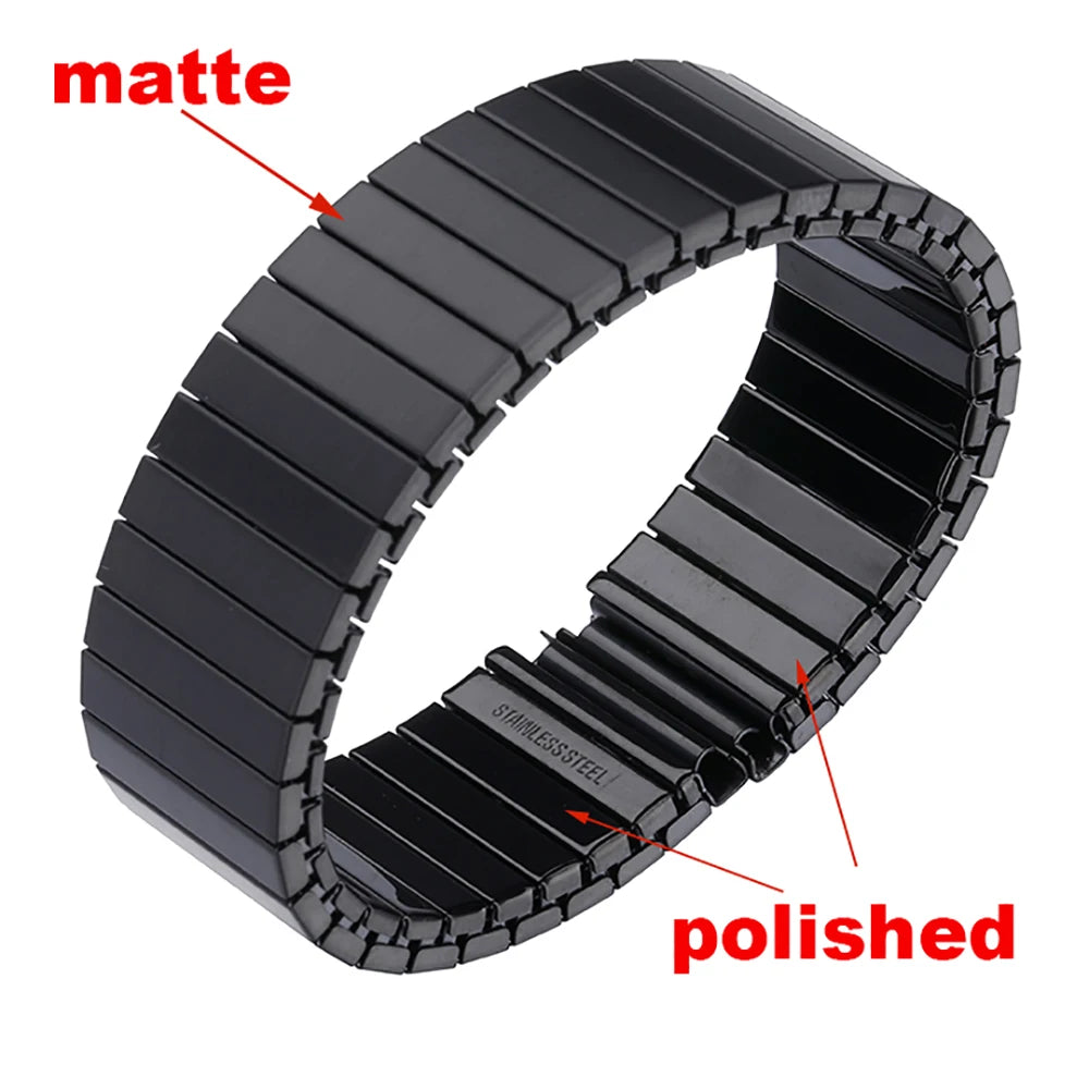 Elastic Strap for Samsung Galaxy Watch 6 5 4 3 45mm 40mm 42 44 46 Expansion Steel Watch Band for Huawei Watch GT2 GT3 42mm 46mm