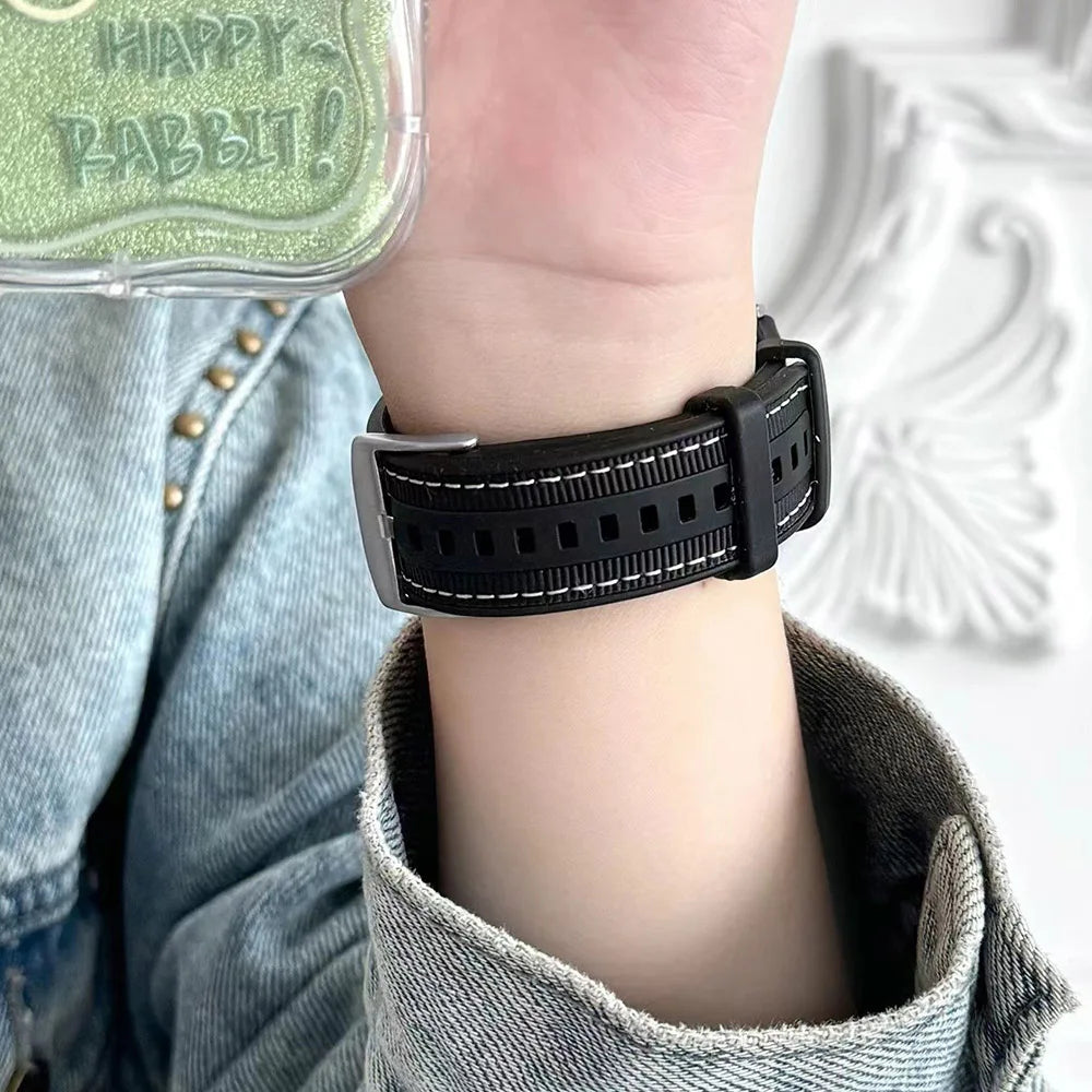 Silicone Band For Huawei GT6 46mm Watchband Replaceable Sport Bracelet For Huawei GT5 GT6pro 46mm GT4 GT2e Wristband Accessories