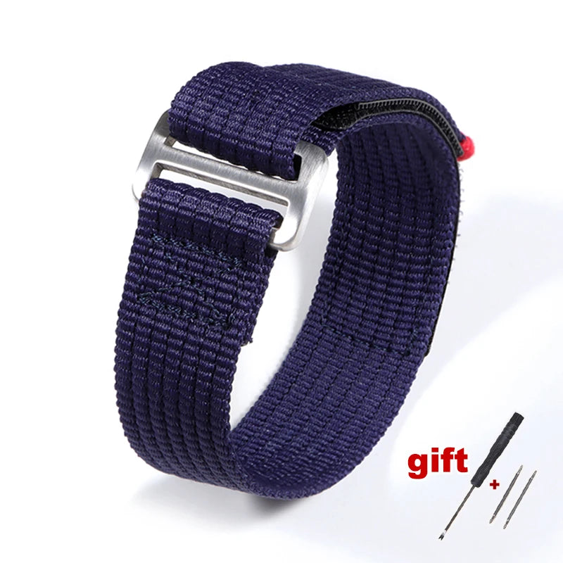 Nylon Strap for Tudor Military Sport Wrist Band for Seiko 20mm 22mm Canvas Watch Band for Omega Men Women Replacement Bracelet
