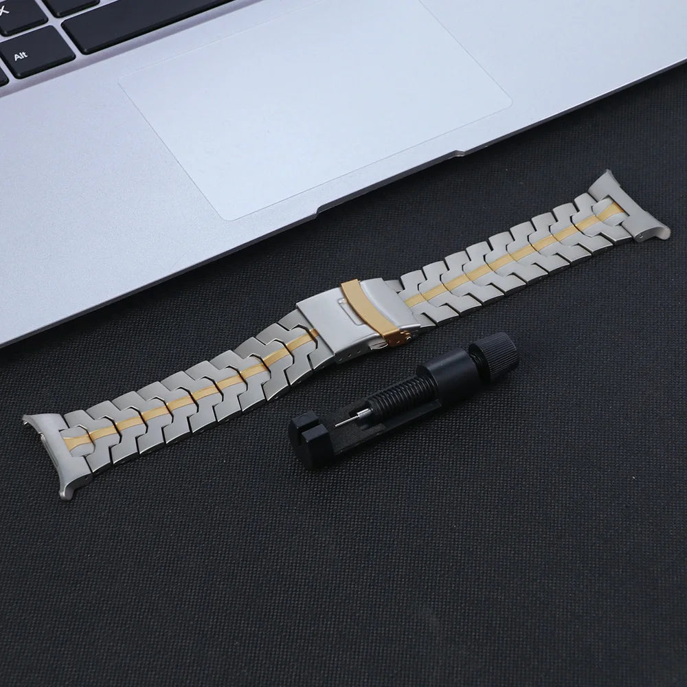 For Samsung Galaxy Watch Ultra Band Stainless Steel Bracelet For Galaxy Watch Ultra 47mm Correa Metal Business Watchband