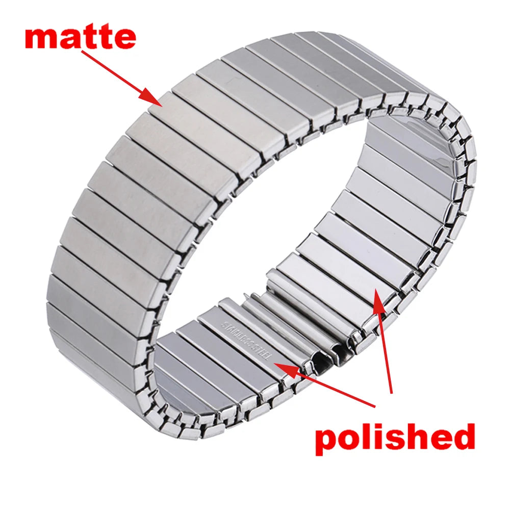 Elastic Strap for Samsung Galaxy Watch 6 5 4 3 45mm 40mm 42 44 46 Expansion Steel Watch Band for Huawei Watch GT2 GT3 42mm 46mm