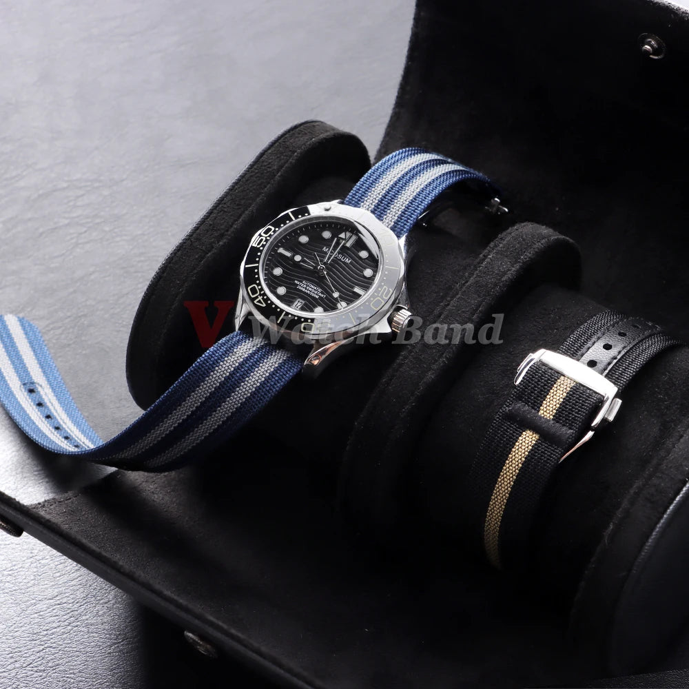 20mm Nylon Watch Strap for Seiko for Tudor Loop Fastener Watch Band for Omega Men Women Military Sport Waterproof Wrist Bracelet