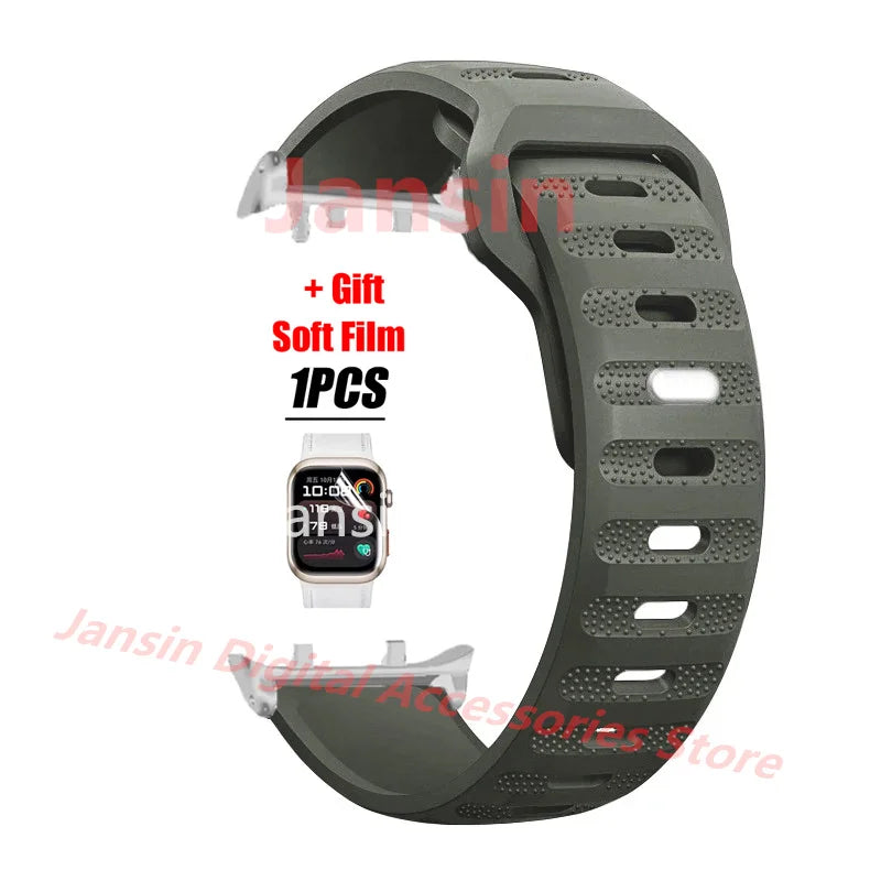 Silicone Band For Huawei Watch D2 Correa Screen Protector Film For Huawei Watch D2 Bracelet Replaceable Sport Band Accessories