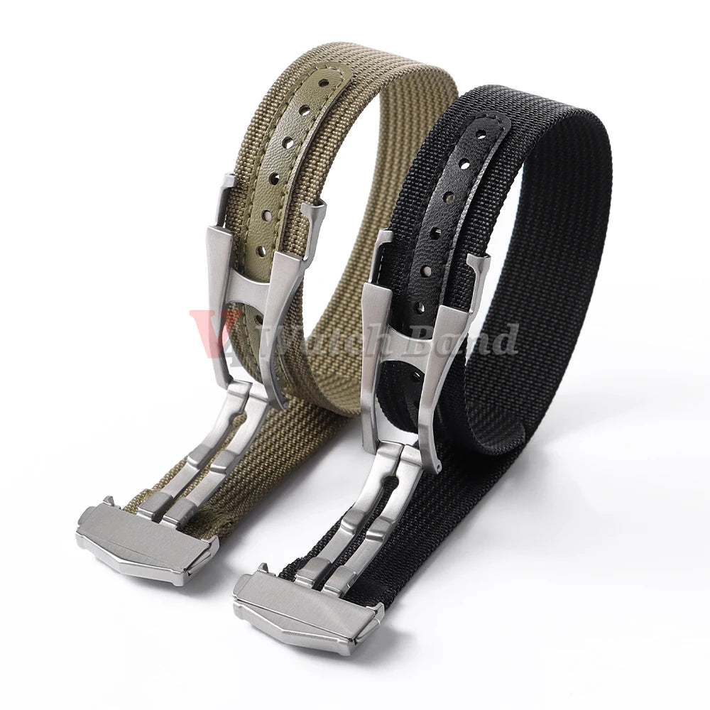 20mm Nylon Watch Strap for Seiko for Tudor Loop Fastener Watch Band for Omega Men Women Military Sport Waterproof Wrist Bracelet
