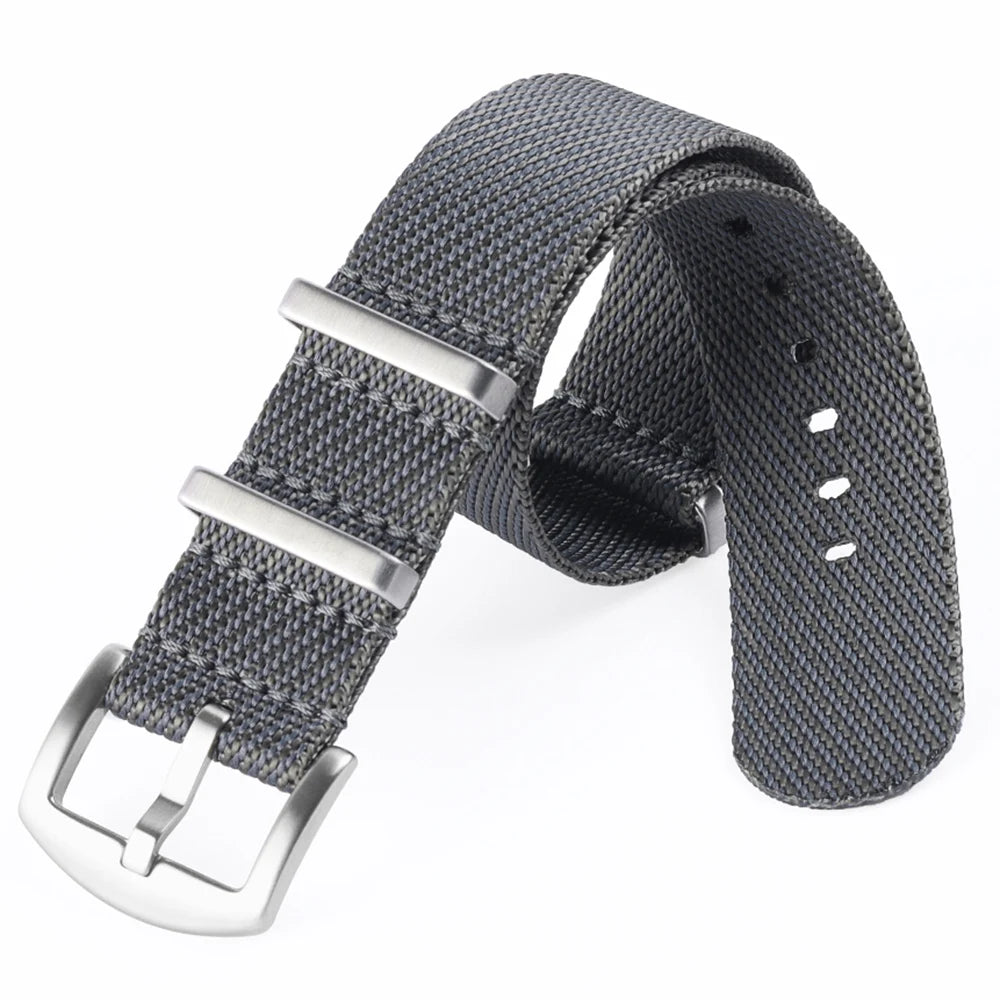 Universal Strap for Seiko Watchband for Rolex Bracelet for Omrga Canvas Nylon Band 22mm 20mm Wristband Watch Band Belt