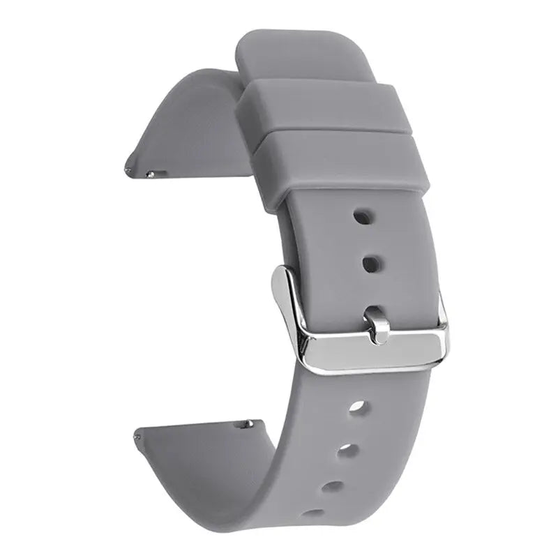 Quick Release Silicone Band for Samsung Galaxy for Huawei Universal Watch Straps 20mm 22mm 14mm 16mm 18mm Women&Men Accessories