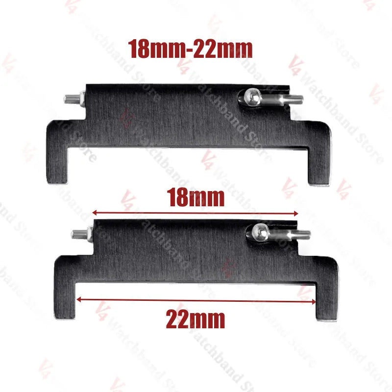 1 Pair Quick Release Pins Connectors WatchBand Accessories Watch Strap Adapter 18mm To 20mm 22mm,20mm To 18/20/22mm,22mm To 22mm