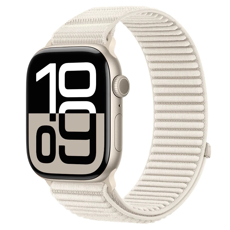 Sport Band For Apple Watch 11 10 42mm 46mm Ultra 3 49mm Nylon Loop Strap For Iwatch SE 3 40 44mm 9 2 8 7 38/41mm 45mm Watchand