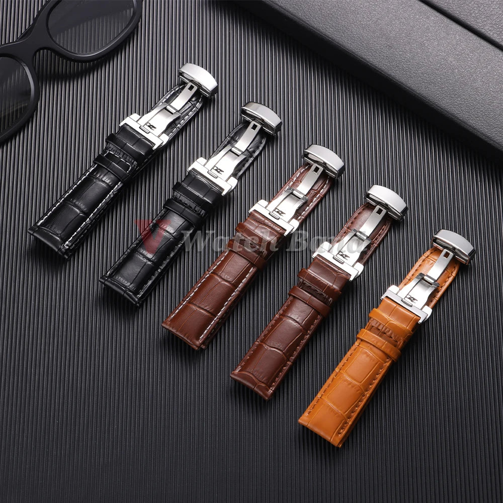 13mm 15mm 17mm 19mm 21mm 23mm Universal Leather Watch Strap Watchband for Men Women 12mm 14mm 16mm 18mm  20mm  22mm Watch Band