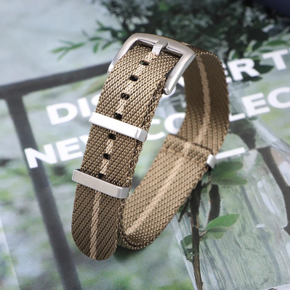 Premium Nylon Watch Band 18mm 20mm 22mm for Omega 007 for Tudor Watch Strap for Seiko Fabric Military Bracelet Men's Sport Belts