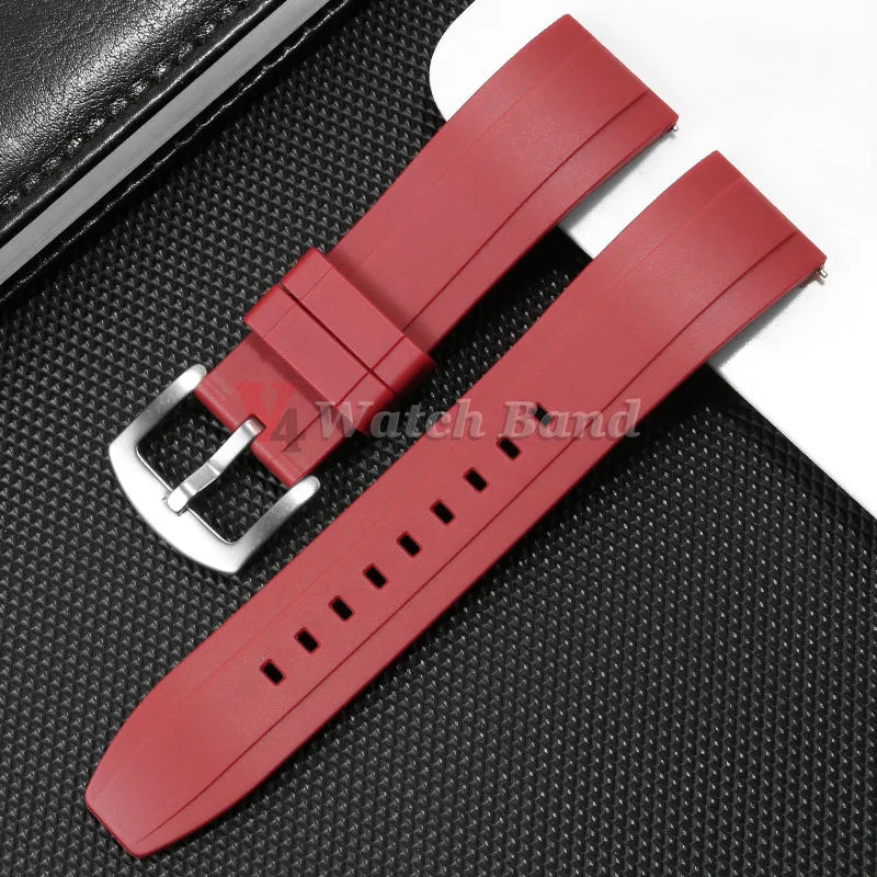 Quick Release Rubber Watch Strap for Citizen for Seiko20mm 22mm 24mm Premium Silicone Band for Omega Replace Bracelet for Tissot