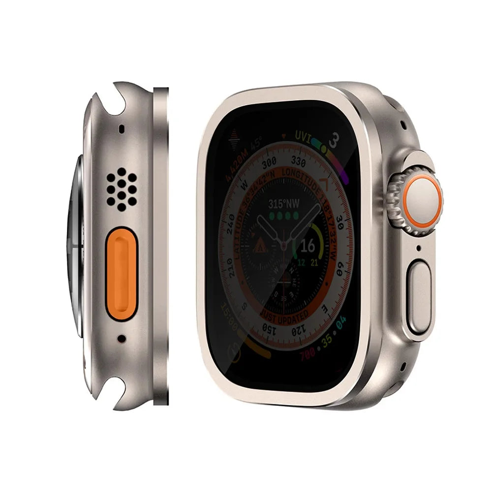 For Apple Watch Ultra 2 49MM Anti-Peeping Tempered Glass Cover For Apple Watch Ultra 49mm Anti-Glare Screen Protector Accessory