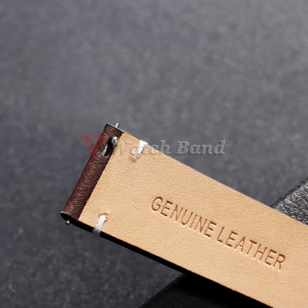 12/14/16/18/20/22/24mm Genuine Cowhide Strap for Seiko Watch Band for Omega for Panerai Bracelets 20mm 22mm 24mm Wristbelt Bands