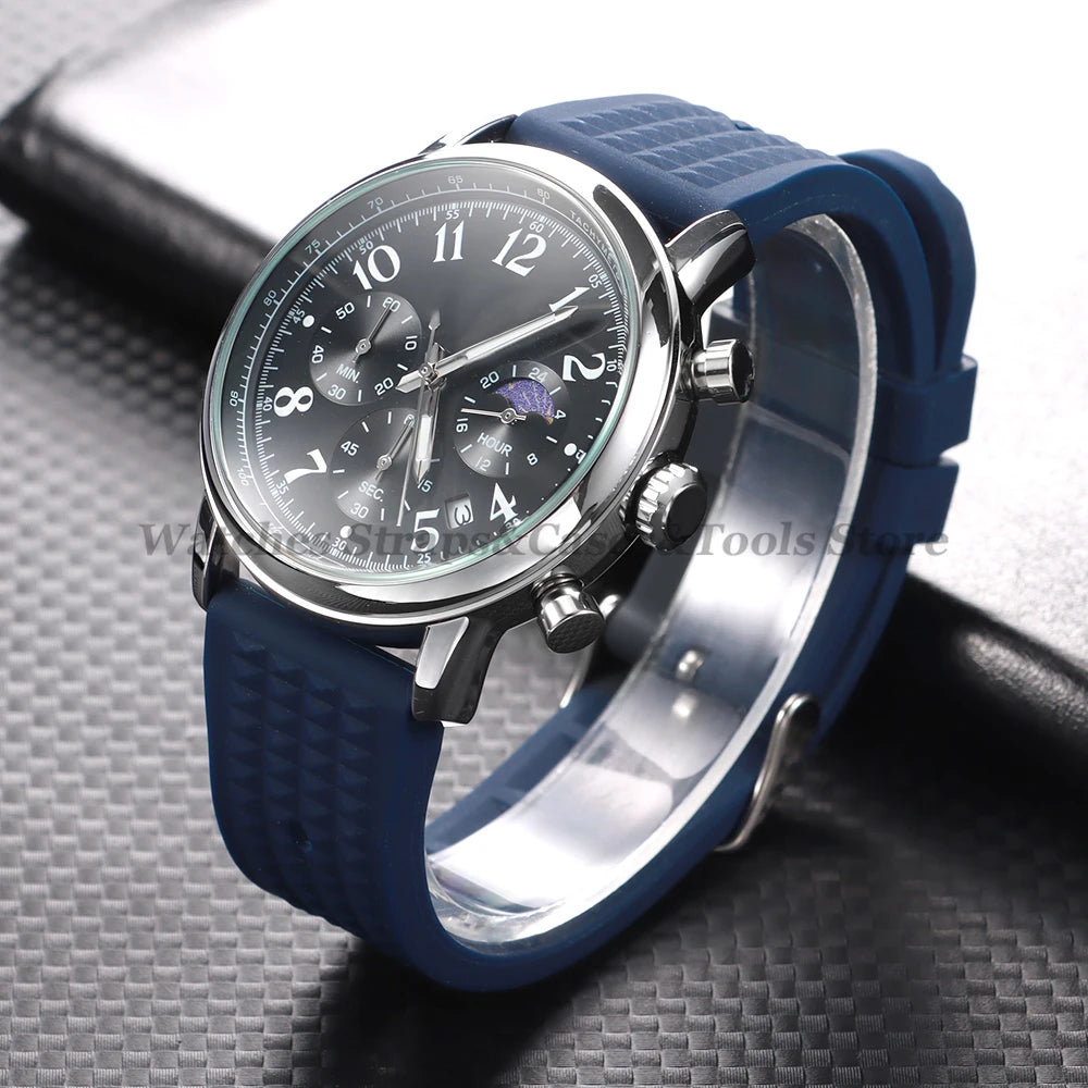 Soft Rubber Waffle Watch Band 20mm 22mm for Seiko for Rolex Water Ghost Sport Silicone Wristband Men's Replacement Strap Premium