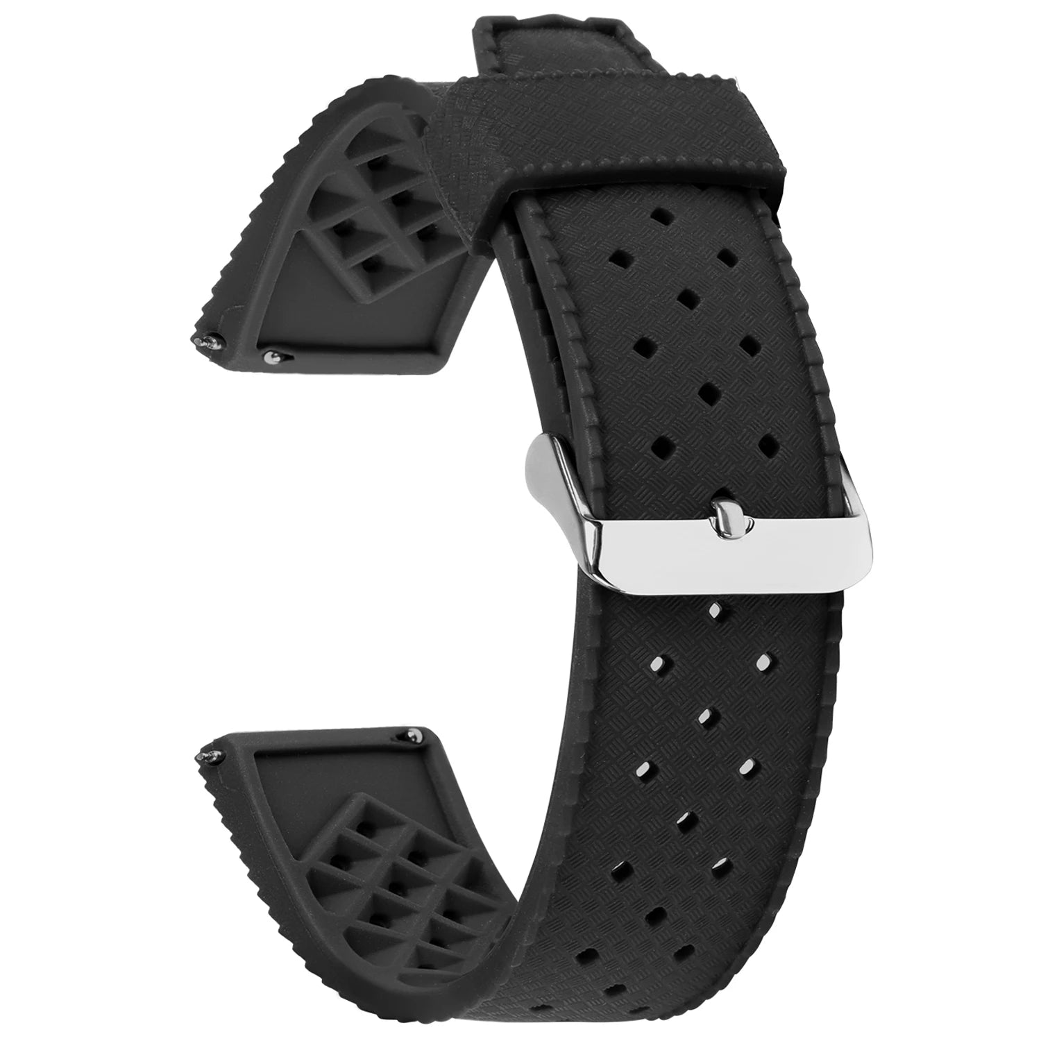 Tropic Strap for Seiko for Citizen for Oris Bracelst Tropical Silicone Strap Quick Release Watch Band 20mm 22mm