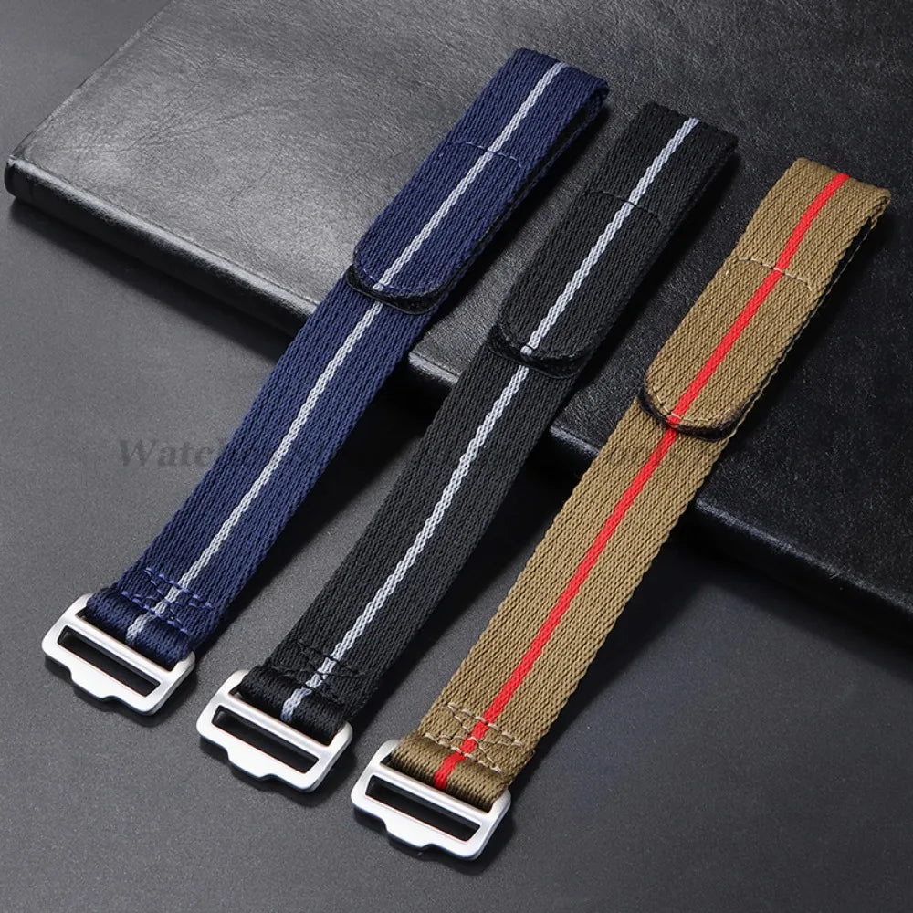 20mm 22mm Nylon Watch Strap for Tudor for Military Men's Sport Wrist Band for Seiko for Rolex Bracelet Replacement Canvas Bands