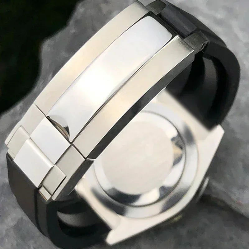 20mm Bracelet for Rolex Submariner DAYTONA GMT DEEPSEA Silicone Strap Diver Sport Waterproof  Rubber Watchband 9×9mm SlideBuckle