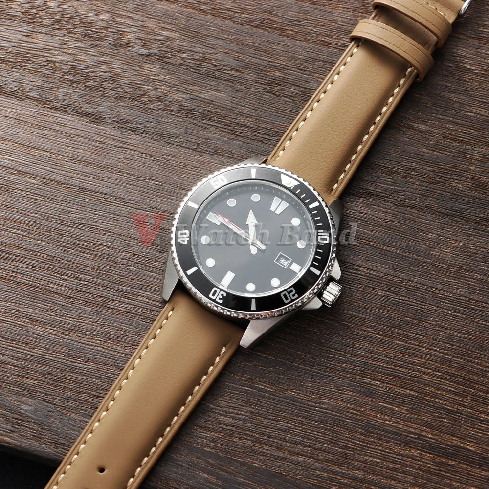 18mm 20mm 22mm Vintage Brown Strap for Omega Bracelets Quick Release Watch Band Genuine Leather Watch Strap for Seiko Replace