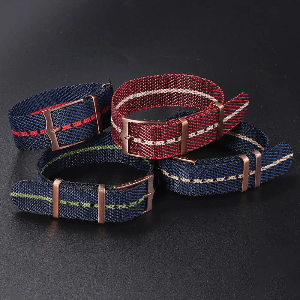 Fabric Bracelet for Rolex Premium Nylon Watch Band for Tudor Army Military Canvas Strap for Seiko 20mm 22mm Men Women Wristband
