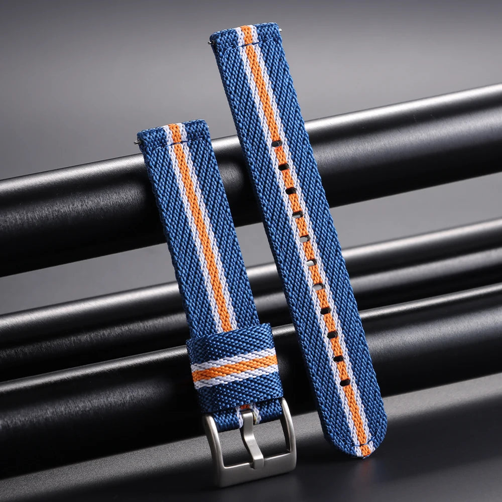 Nylon Strap 20m 22mm for Tudor for Omega Watch Band Woven Canvas Fabric Band for Seiko Men Military Sport Quick Release Bracelet
