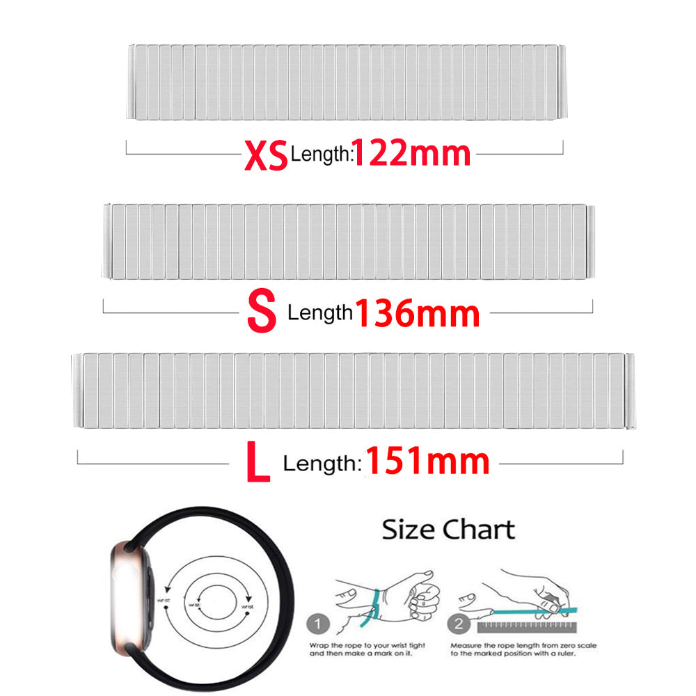 Elastic Strap for Samsung Galaxy Watch 6 5 4 3 45mm 40mm 42 44 46 Expansion Steel Watch Band for Huawei Watch GT2 GT3 42mm 46mm