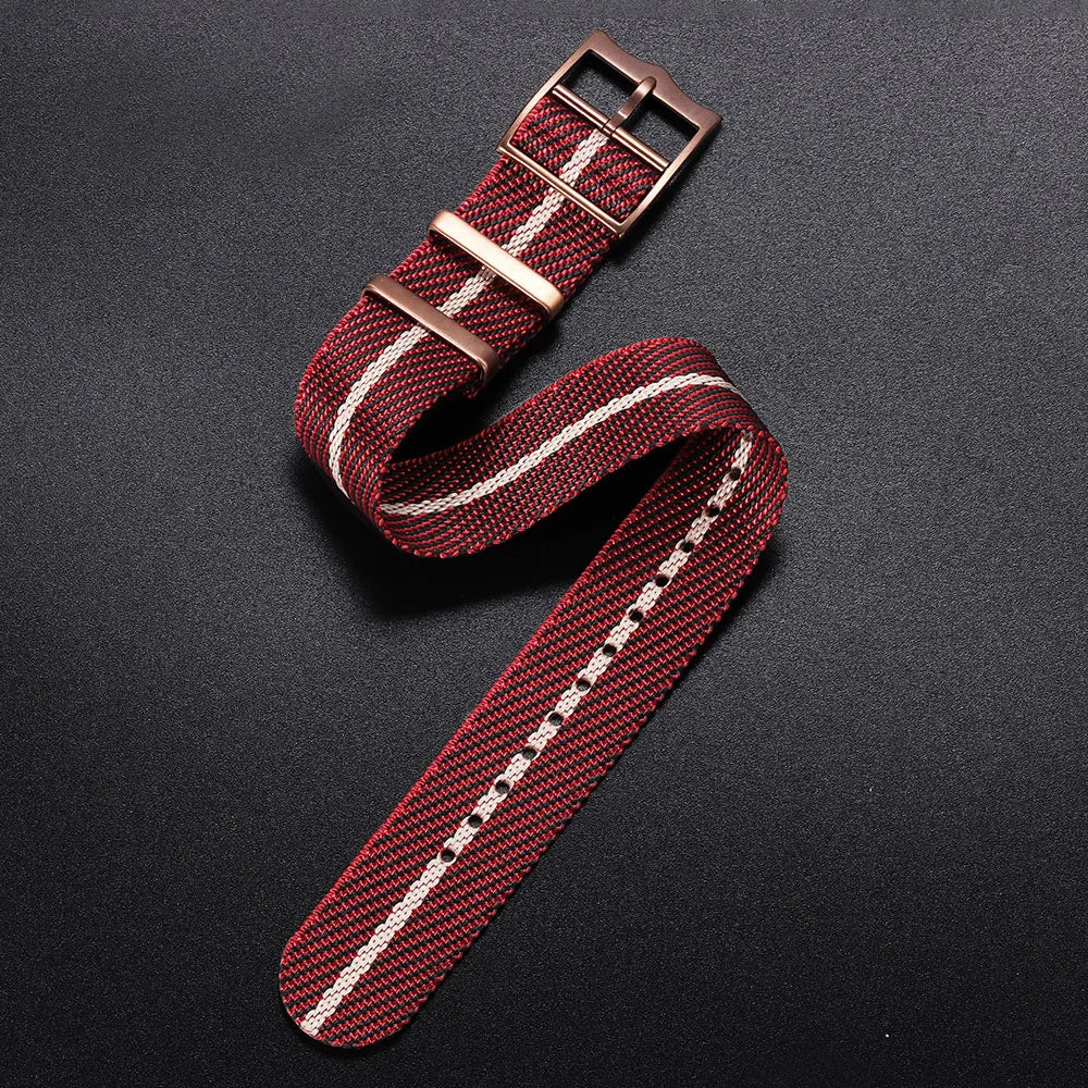 Fabric Bracelet for Rolex Premium Nylon Watch Band for Tudor Army Military Canvas Strap for Seiko 20mm 22mm Men Women Wristband