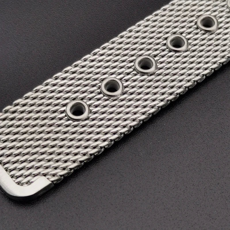 Strap for Omega for Seamaster 300 007 Watch Band 20mm 22mm Stainless Steel  Luxury Mesh Bracelet Business Watch Accessories